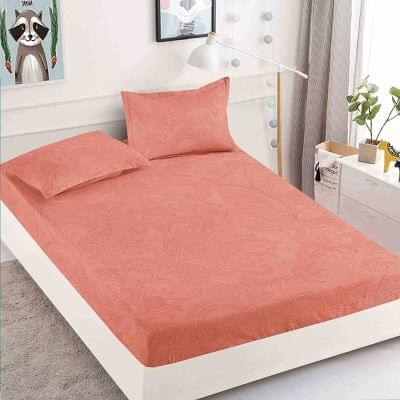 Husă de pat cu elastic 180x200, corai uni