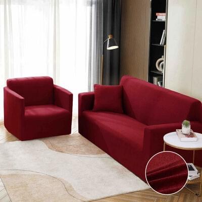 Husă de canapea elastică alb-negru frunze, mărime M (140-180 cm)